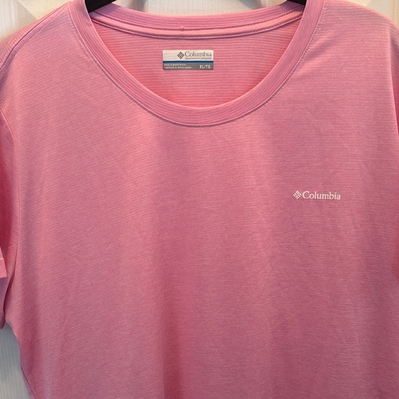 Columbia Soft Pink Crew Neck Tee - Picture 2 of 6